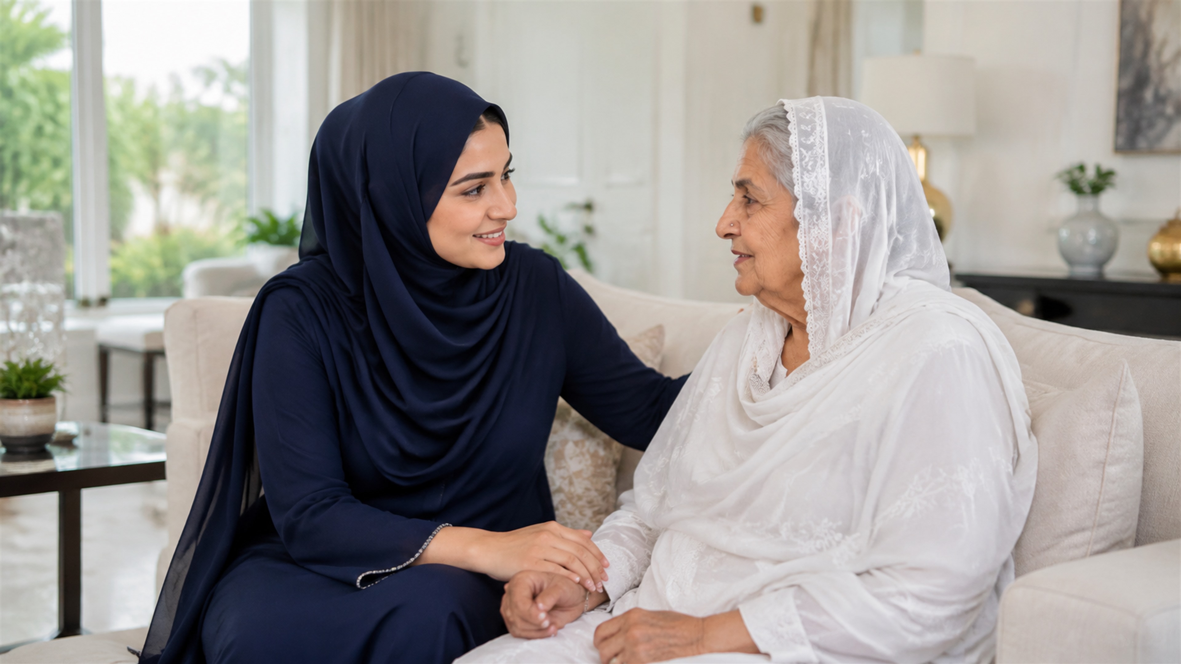 Caregiver training and elderly support
